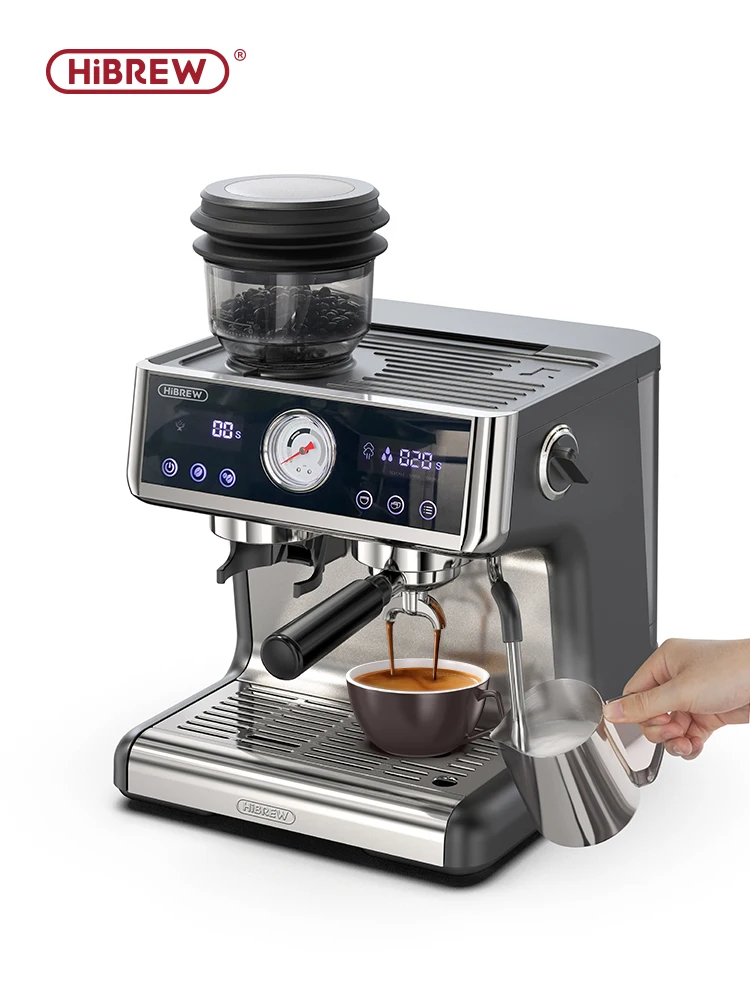 HiBREW Barista Pro H7A – ماكينة قهوة احترافية بنظام غلاية مزدوجة