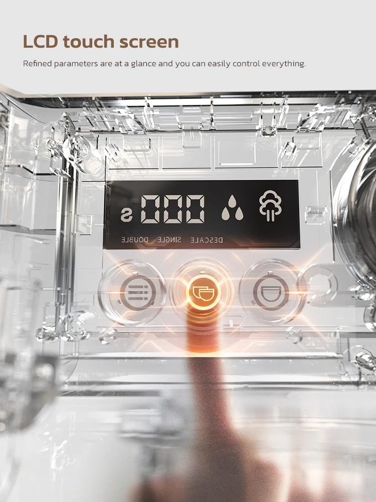 HiBREW Barista Pro H7A – ماكينة قهوة احترافية بنظام غلاية مزدوجة
