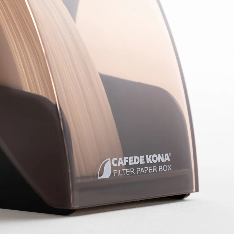 CAFEDE KONA – علبة تخزين فلتر القهوة الورقي