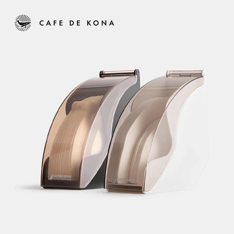 CAFEDE KONA – علبة تخزين فلتر القهوة الورقي